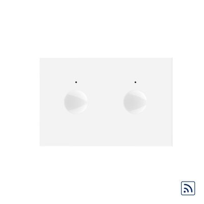 Modulo Interruttore doppio wireless con touch Livolo, standard Italiano – Nuova Serie