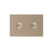 Modulo interruttore doppio touch Livolo standard italiano, nuova serie colore dorato