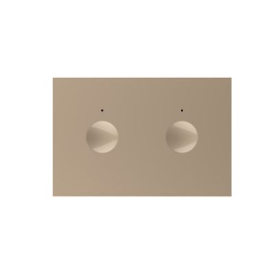 Modulo interruttore doppio touch Livolo standard italiano, nuova serie colore dorato