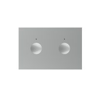 Modulo interruttore doppio touch Livolo standard italiano, nuova serie colore griggio