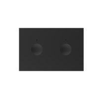 Modulo interruttore doppio touch Livolo standard italiano, nuova serie colore nero