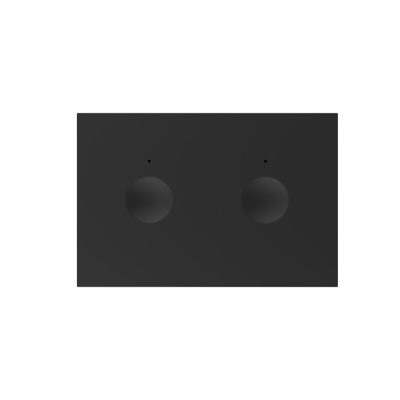Modulo interruttore doppio touch Livolo standard italiano, nuova serie colore nero