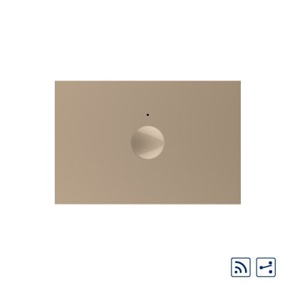 Modulo Interruttore semplice deviatore / invertitore wireless con touch Livolo, standard Italiano – Nuova Serie colore dorato
