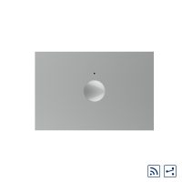 Modulo Interruttore semplice deviatore / invertitore wireless con touch Livolo, standard Italiano – Nuova Serie colore griggio