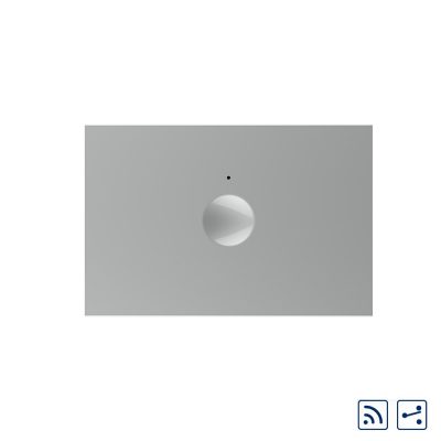 Modulo Interruttore semplice deviatore / invertitore wireless con touch Livolo, standard Italiano – Nuova Serie colore griggio