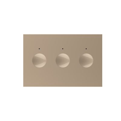Modulo interruttore triplo touch Livolo standard italiano, nuova serie colore dorato