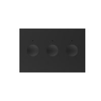 Modulo interruttore triplo touch Livolo standard italiano, nuova serie colore nero
