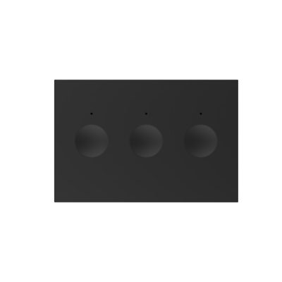Modulo interruttore triplo touch Livolo standard italiano, nuova serie colore nero