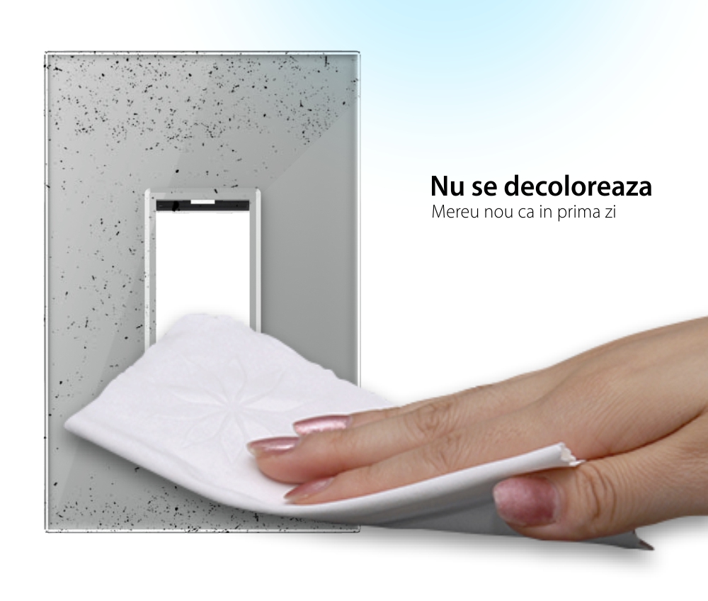 Cornice in vetro Livolo standard italiano 1M – Nuova serie