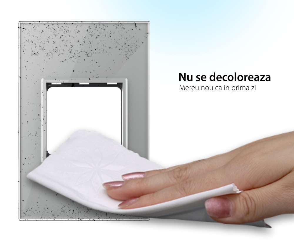 Cornice in vetro Livolo standard italiano 2M – Nuova serie
