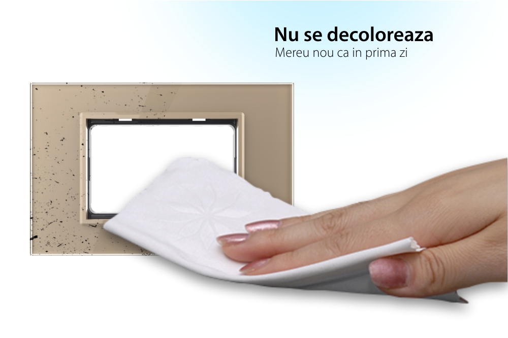 Cornice vetro Livolo standard italiano 3M – Nuova serie