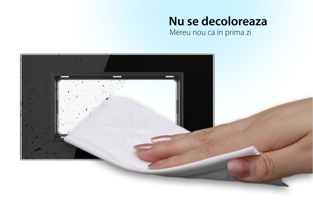 Cornice in vetro Livolo standard italiano 4M – Nuova serie