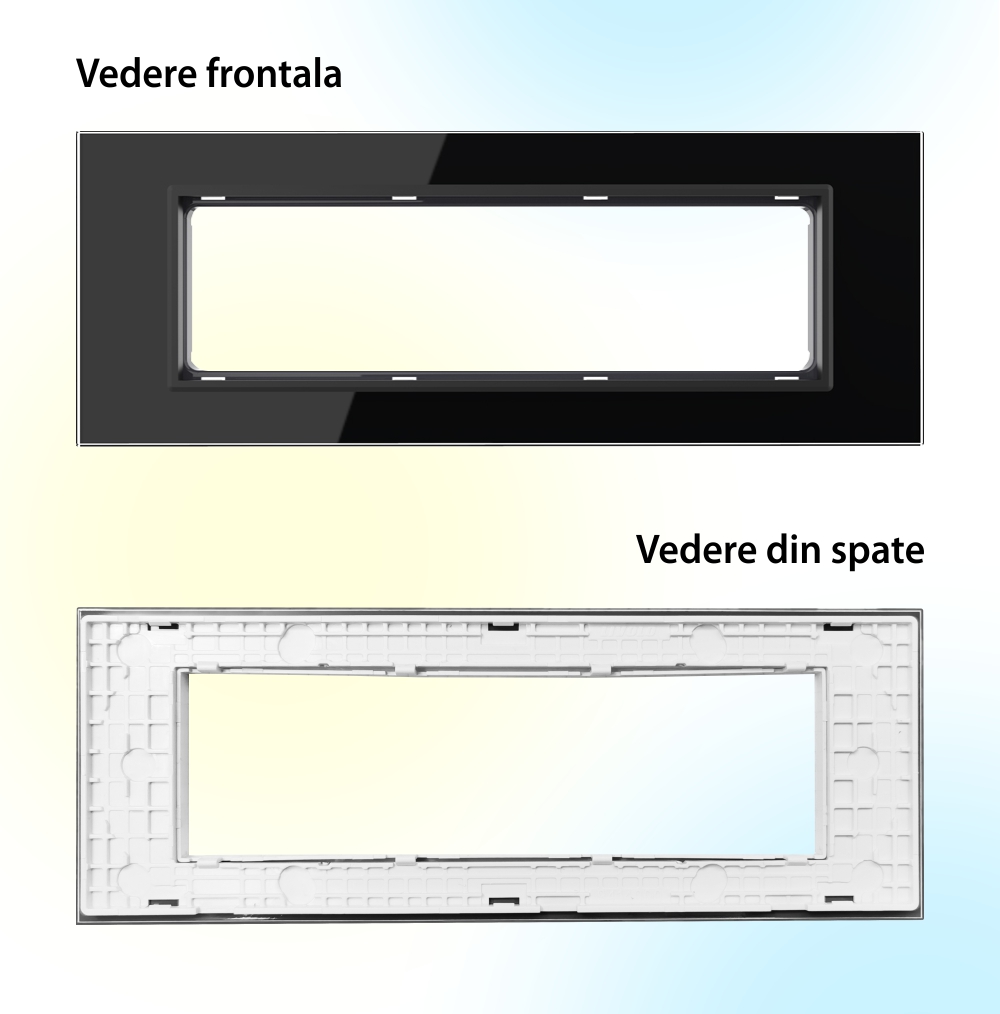 Cornice in vetro Livolo standard italiano 6/7M – Nuova serie