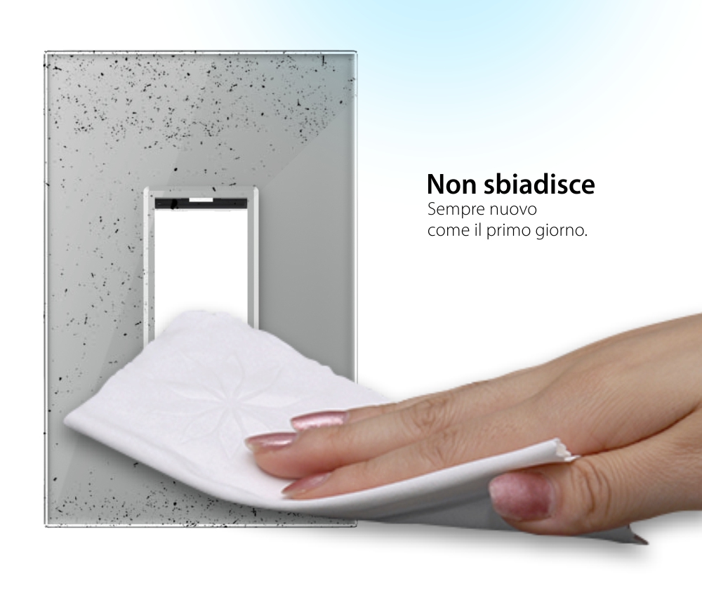 Cornice in vetro Livolo standard italiano 1M – Nuova serie