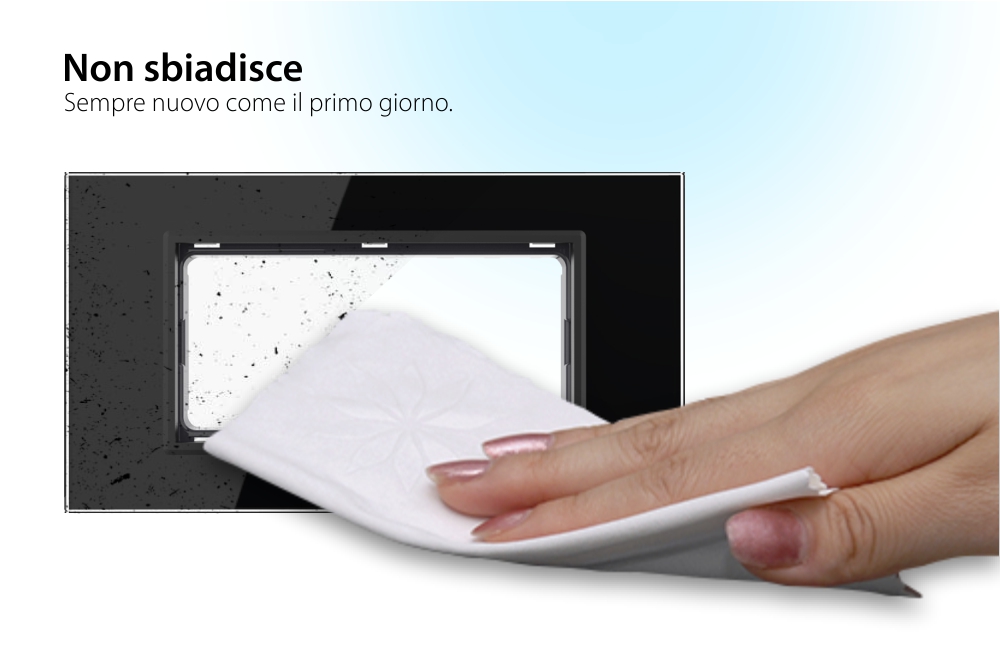 Cornice in vetro Livolo standard italiano 4M – Nuova serie