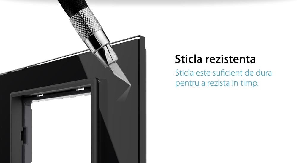 Cornice vetro Livolo standard italiano 3M – Nuova serie
