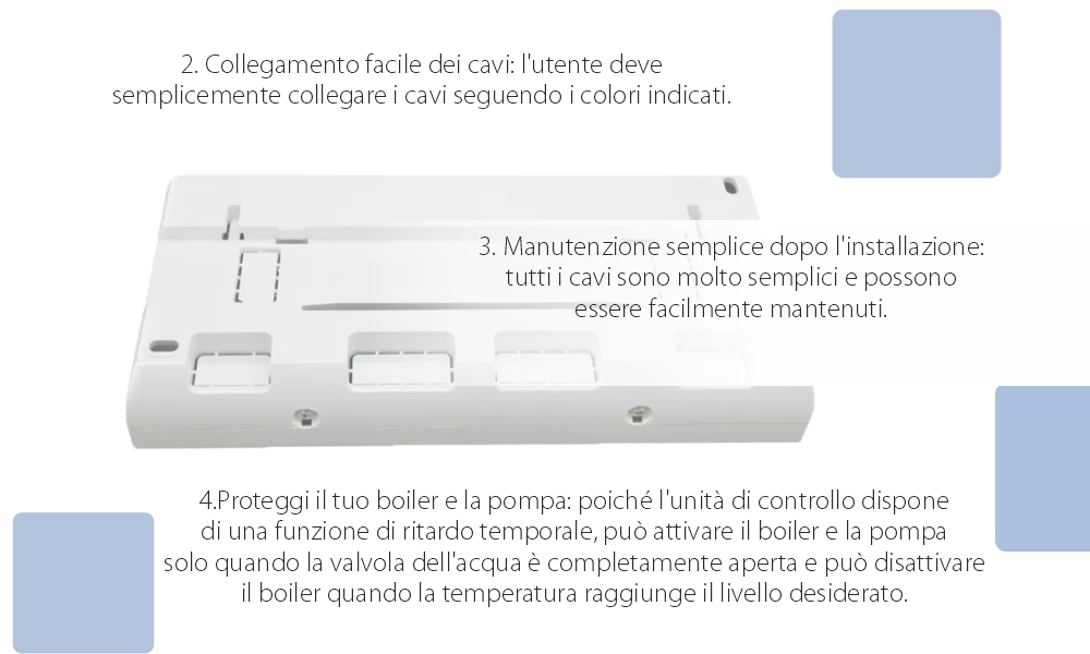 Unità di controllo wireless per il sistema di riscaldamento a pavimento BeOk CCT-10-X