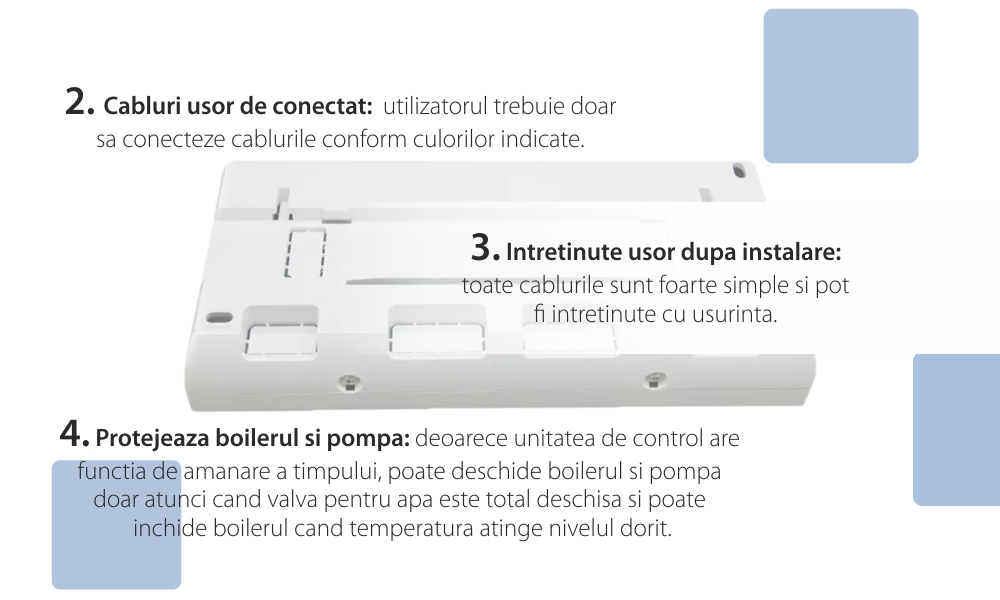 Unità di controllo wireless per il sistema di riscaldamento a pavimento BeOk CCT-10-X
