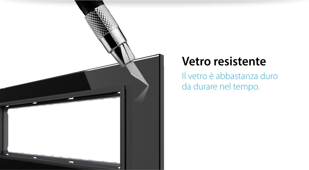 Cornice in vetro Livolo standard italiano 6/7M – Nuova serie