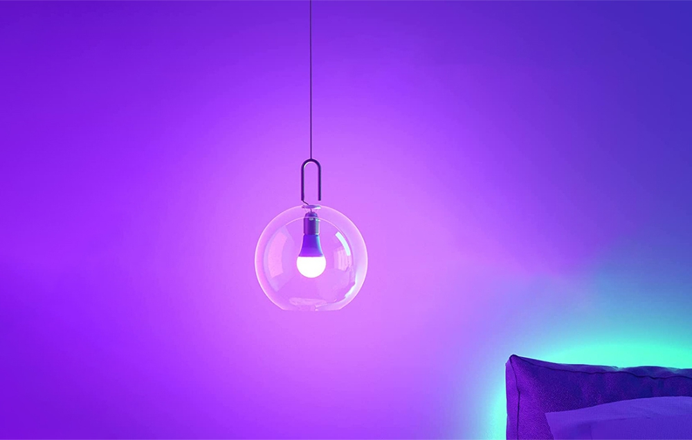 Lampadina intelligente LED Gosund Nite Bird WB4, Illuminazione RGB, Attacco E27, 800 Lumen, Controllo tramite app
