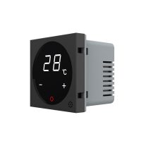 Modulo termostato Livolo per sistemi di riscaldamento elettrico – Nuova serie colore nero