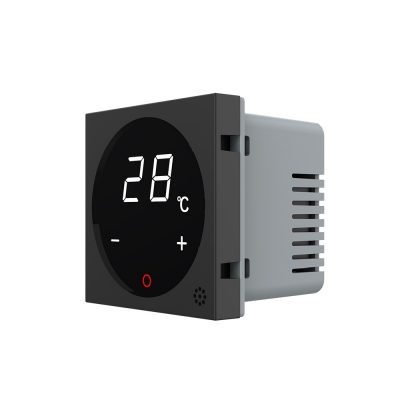 Modulo termostato Livolo per sistemi di riscaldamento elettrico – Nuova serie colore nero