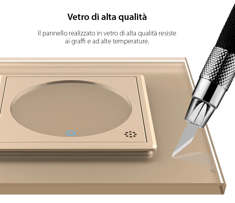 Modulo termostato Livolo per sistemi di riscaldamento elettrico – Nuova serie