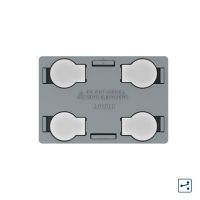 Modulo interruttore quadruplo deviatore/invertitore touch Livolo, standard italiano