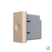 Modulo interruttore deviatore/invertitore touch Livolo 1M standard italiano, nuova serie colore dorato