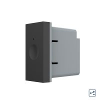 Modulo interruttore deviatore/invertitore touch Livolo 1M standard italiano, nuova serie colore nero
