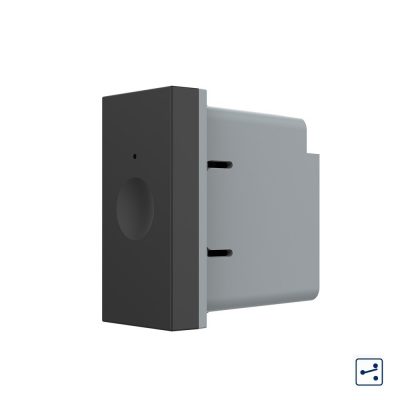 Modulo interruttore deviatore/invertitore touch Livolo 1M standard italiano, nuova serie colore nero