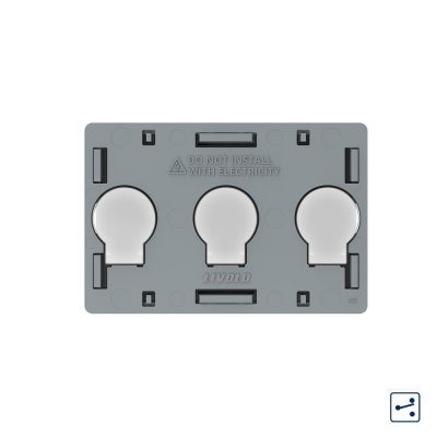 Modulo interruttore triplo deviatore / invertitore touch Livolo, standard italiano