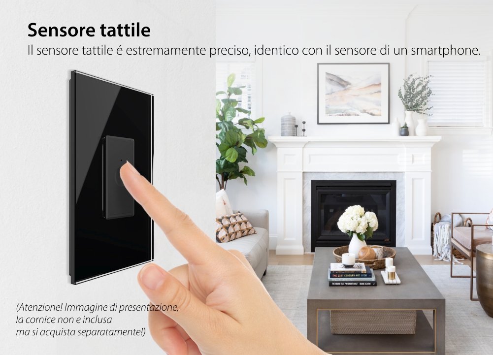 Modulo interruttore touch Livolo 1M standard italiano – Nuova serie