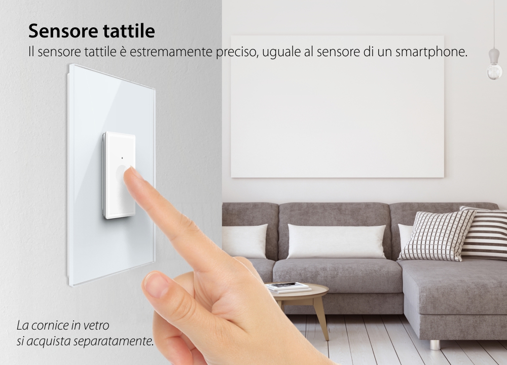 Modulo deviatore/invertitore touch Livolo 1M standard italiano, nuova serie