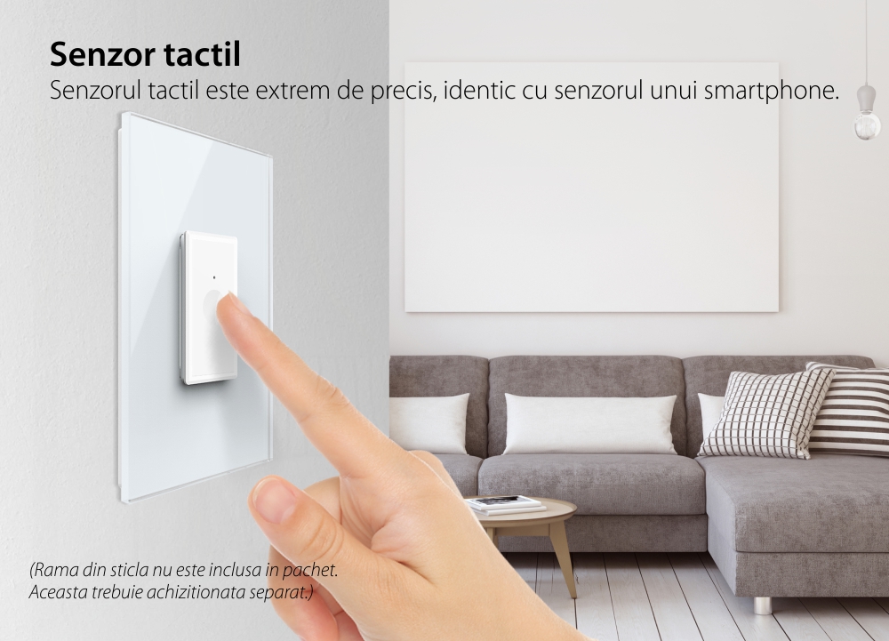 Modulo interruttore deviatore/invertitore touch Livolo 1M standard italiano, nuova serie