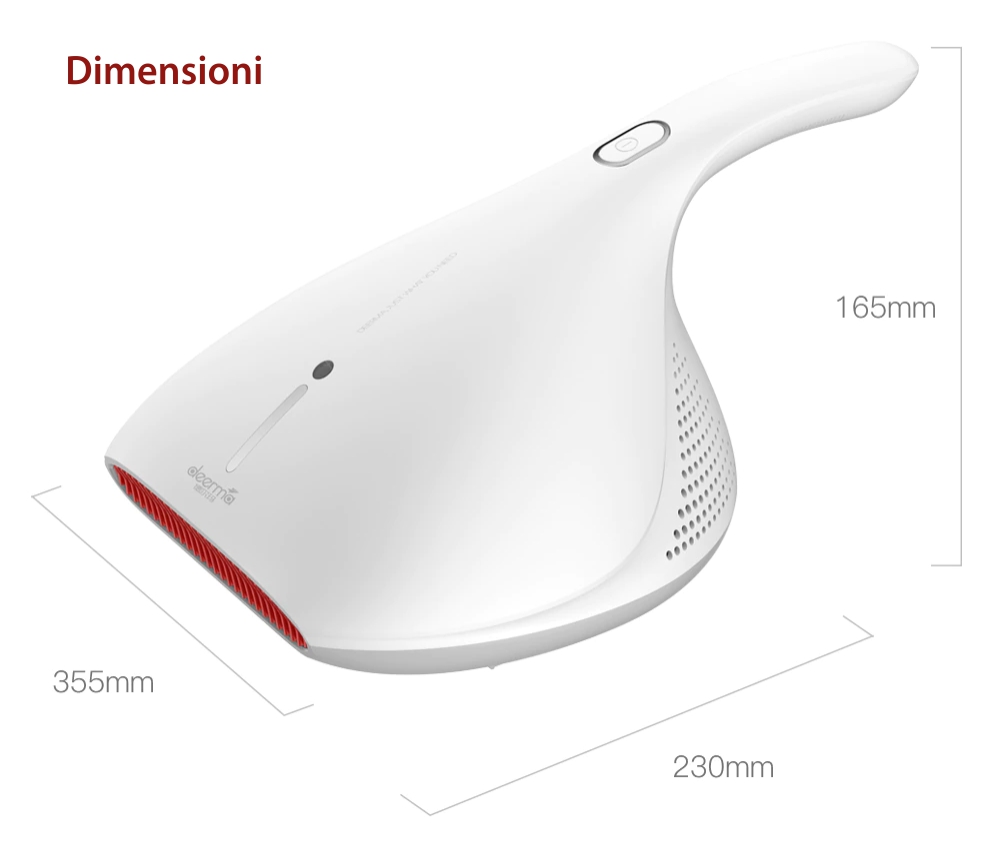 Aspirapolvere Deerma CM800, Potenza 450 W, Capacità 2L, Filtro HEPA