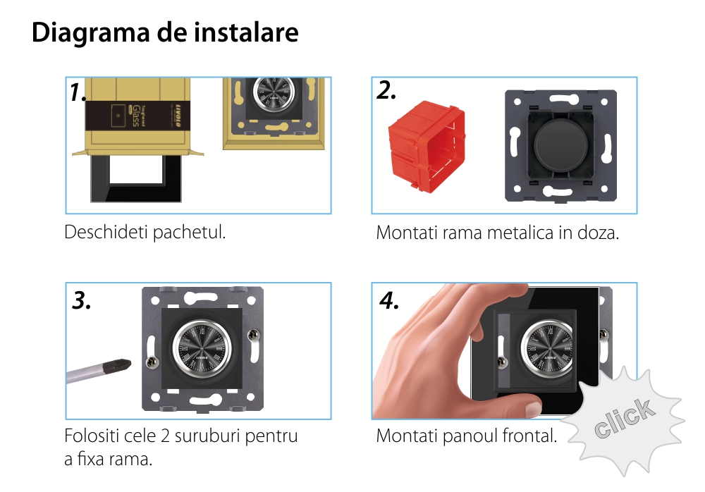 Modulo orologio meccanico Livolo