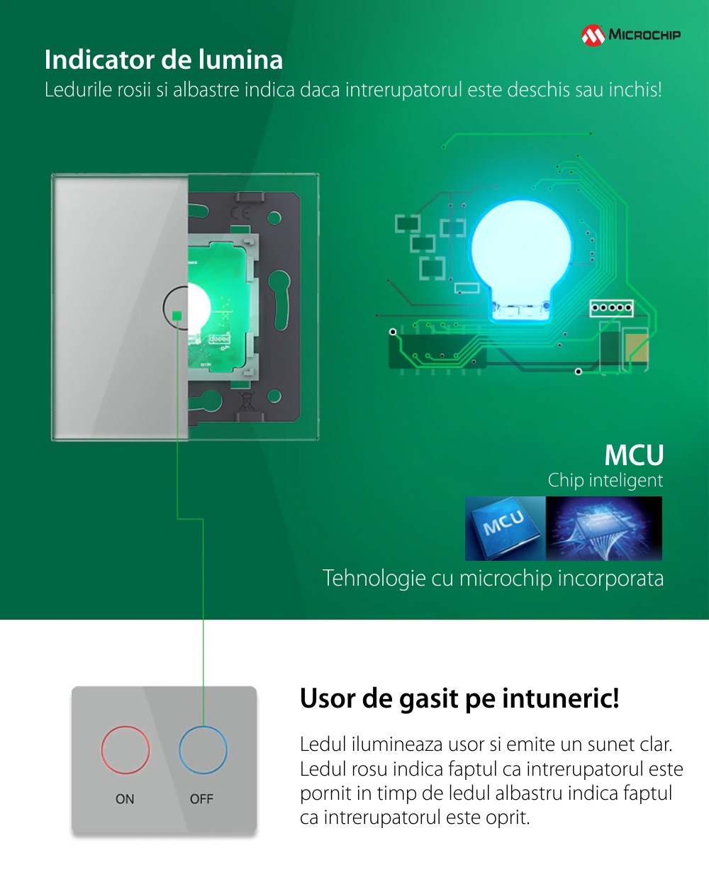 Modulo Interruttore Semplice Touch LIVOLO – Nuova Serie
