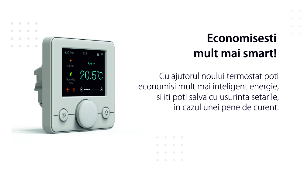 Termostato per il riscaldamento a gas BeOk TCR7-WIFI-WP