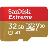 Scheda di memoria SanDisk Micro SD con adattatore SD, memoria 32 GB, classe 10, standard UHS-I U3