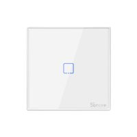 Telecomando Sonoff T2EU1C-RF con 1 canale, 433 MHz, Segnale RF, Bianco