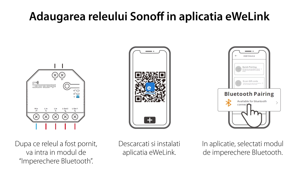 Relè Sonoff Dual R3 Lite a 2 canali, Programmazione, Wi-Fi 2.4 GHz