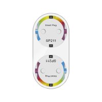 Confezione 2 prese smart Gosund SP211, Controllo tramite app, Programmazione, Timer, 3680 W, 16 A
