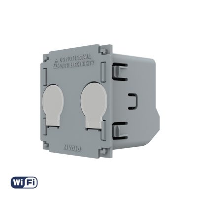 Modulo Interruttore Doppio Wi-Fi con Touch LIVOLO – Nuova Serie