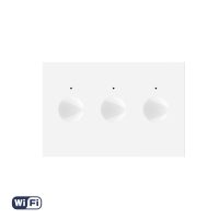 Modulo Interruttore Triplo Wi-Fi con Touch LIVOLO, standard italiano – Nuova Serie, Bianco