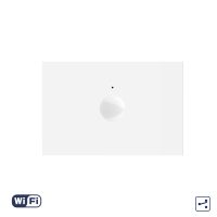 Modulo Interruttore Semplice Deviatore/Invertitore Wi-Fi con Touch LIVOLO, standard italiano – Nuova Serie, Bianco