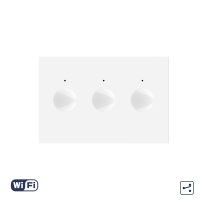 Modulo Interruttore Triplo Deviatore/Invertitore Wi-Fi con Touch LIVOLO, standard italiano – Nuova Serie, Bianco