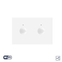 Modulo Interruttore Doppio Deviatore / Invertitore Wi-Fi con Touch LIVOLO, standard italiano – Nuova Serie, Bianco