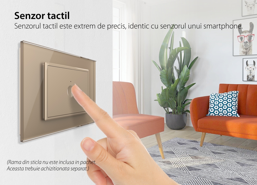 Modulo Interruttore Semplice WIFI con Touch LIVOLO, standard italiano – Nuova Serie