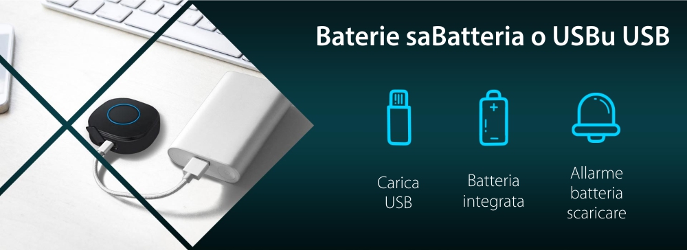 Pulsante intelligente Shelly Button1, funzione telecomando, controllo dispositivi, Wi-Fi 2.4 GHz